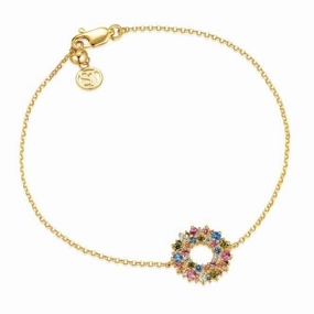 18k Gold Plated Livigno Bracelet SJ-B2366-XCZ-YG