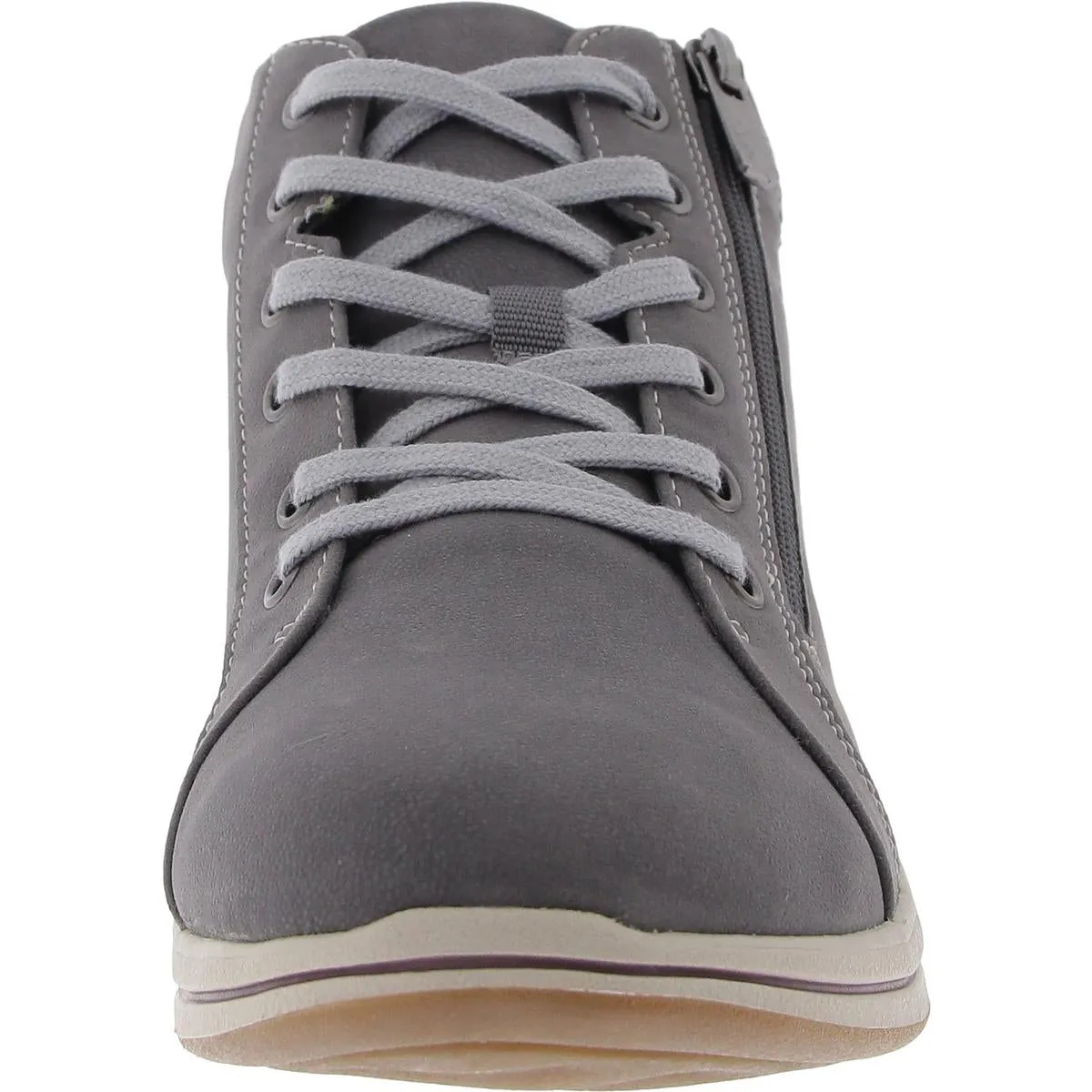 27772 Womens Zipper Manmade High-Top Sneakers