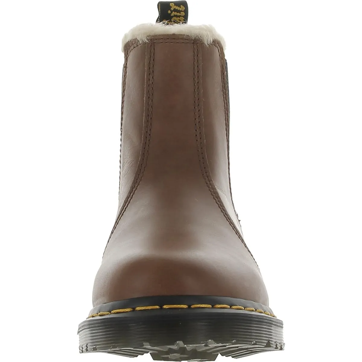 2976 Leonore Womens Pull On Faux Fur Chelsea Boots