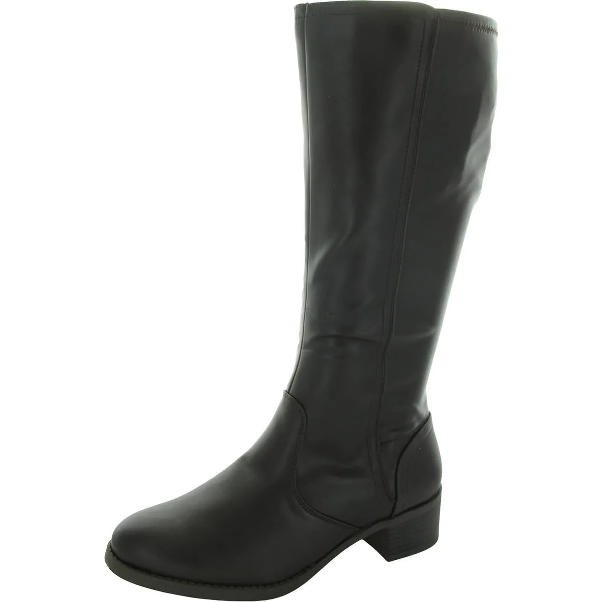 312546WW Womens Wide Calf Manmade Mid-Calf Boots