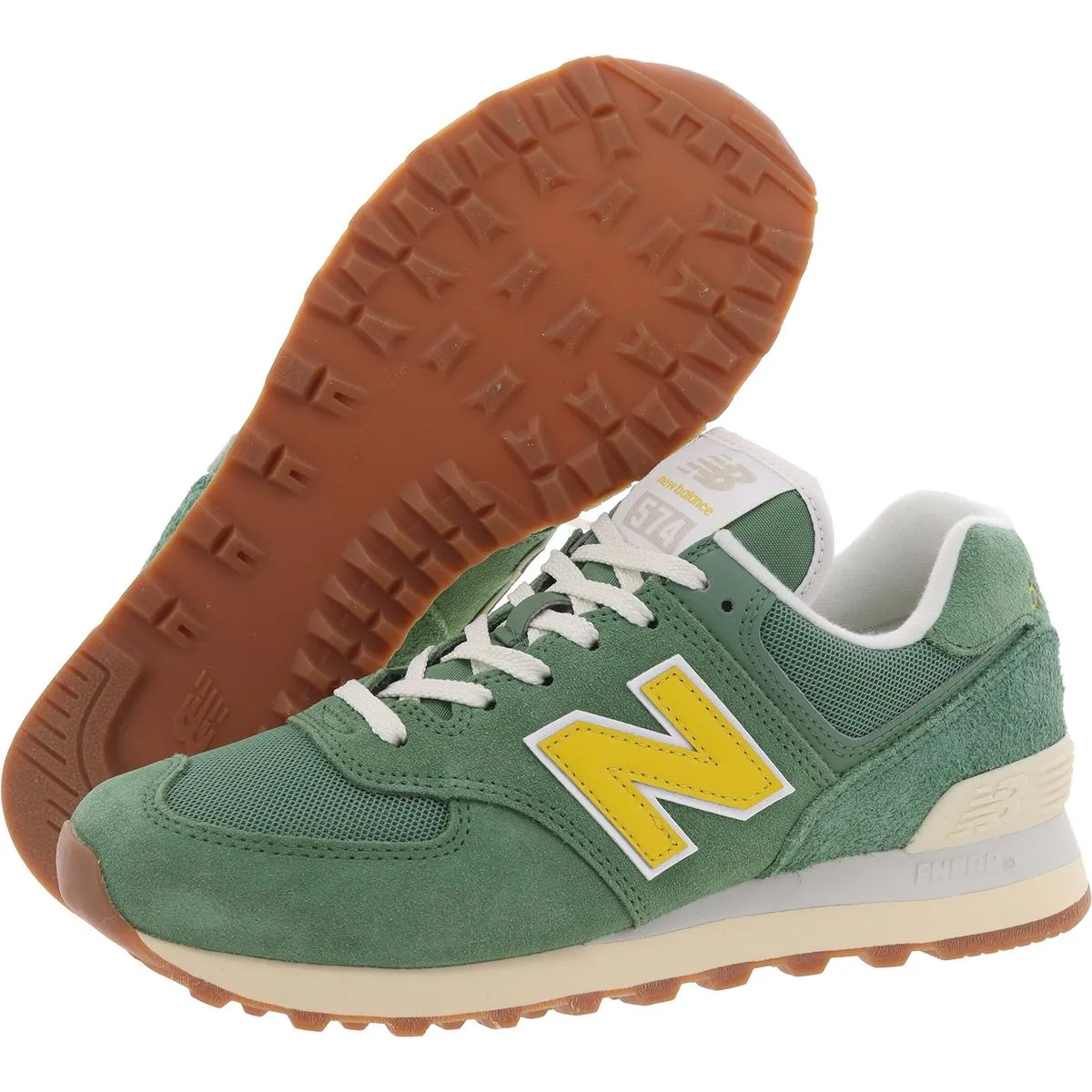 574 Womens Mesh Inset Suede Running & Training Shoes