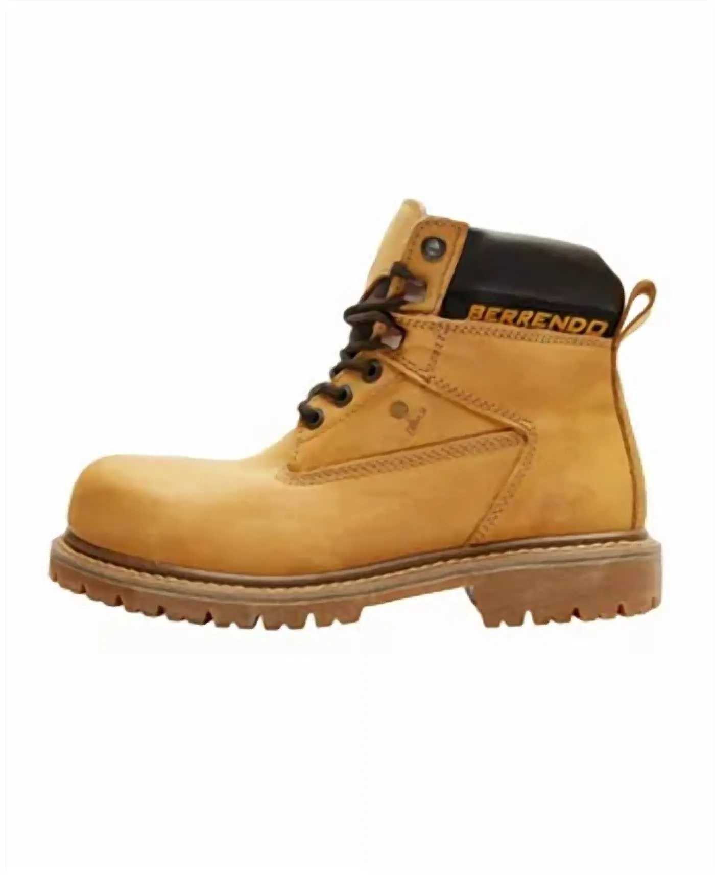 6 Steel Toe Work Boots In Honey
