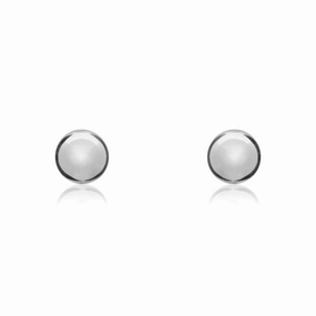 9ct White Gold 3mm Ball Stud Earrings