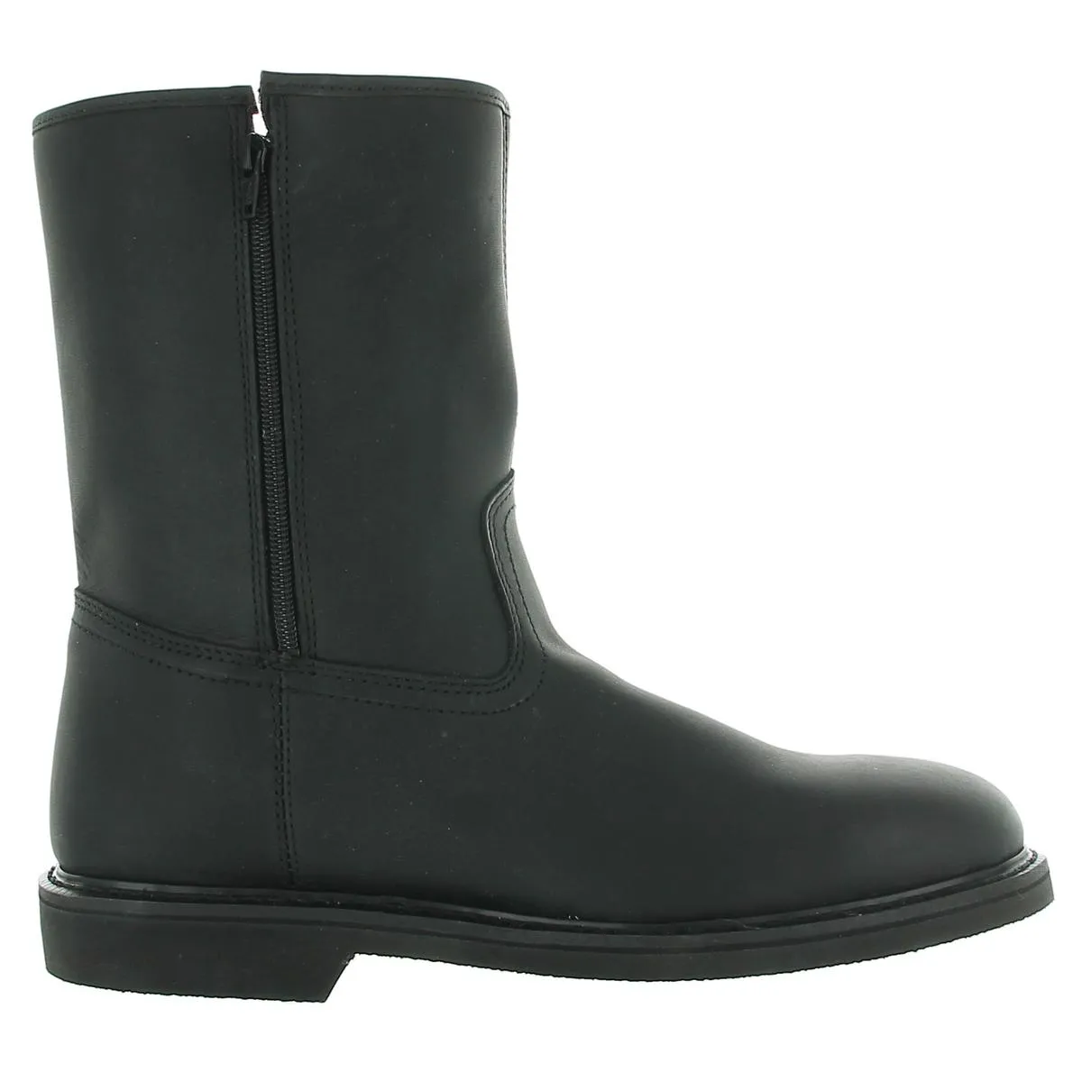 9" Pile-Lined Mens Leather Pile Lined Mid-Calf Boots