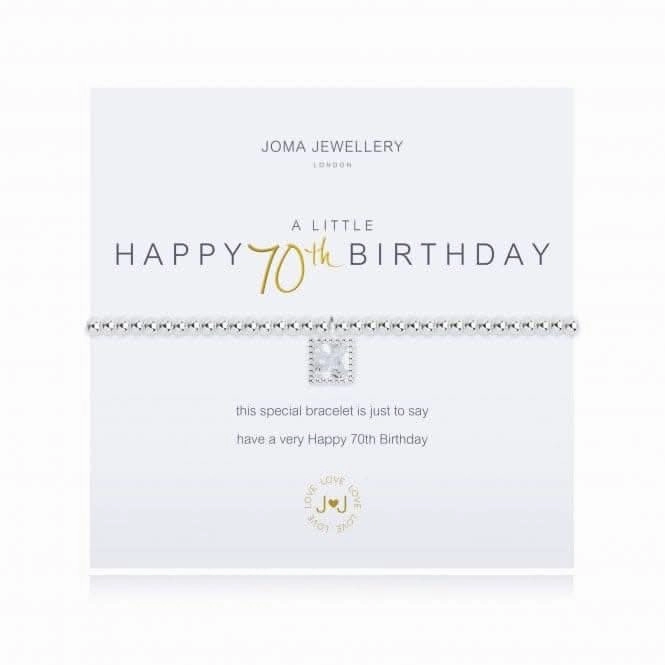 A Little Happy 70th Birthday Bracelet 2672