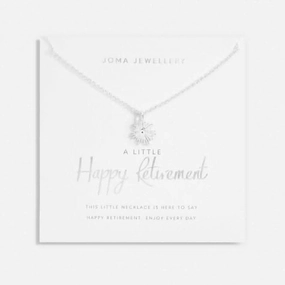 A Little Happy Retirement Silver Plated 46cm   5cm Necklace 6830