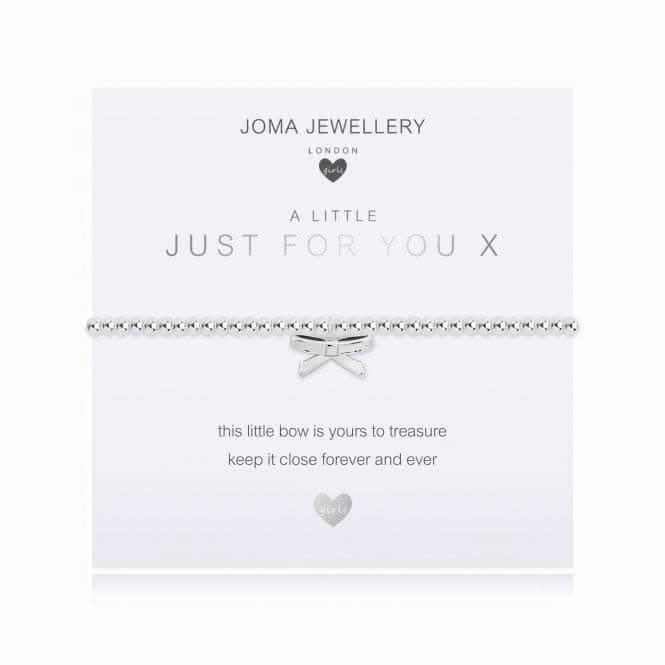 A Little Just For You X Silver 15.5cm Stretch Bracelet C484
