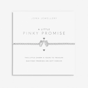 A Little Pinky Promise Silver Plated Bracelet 7398