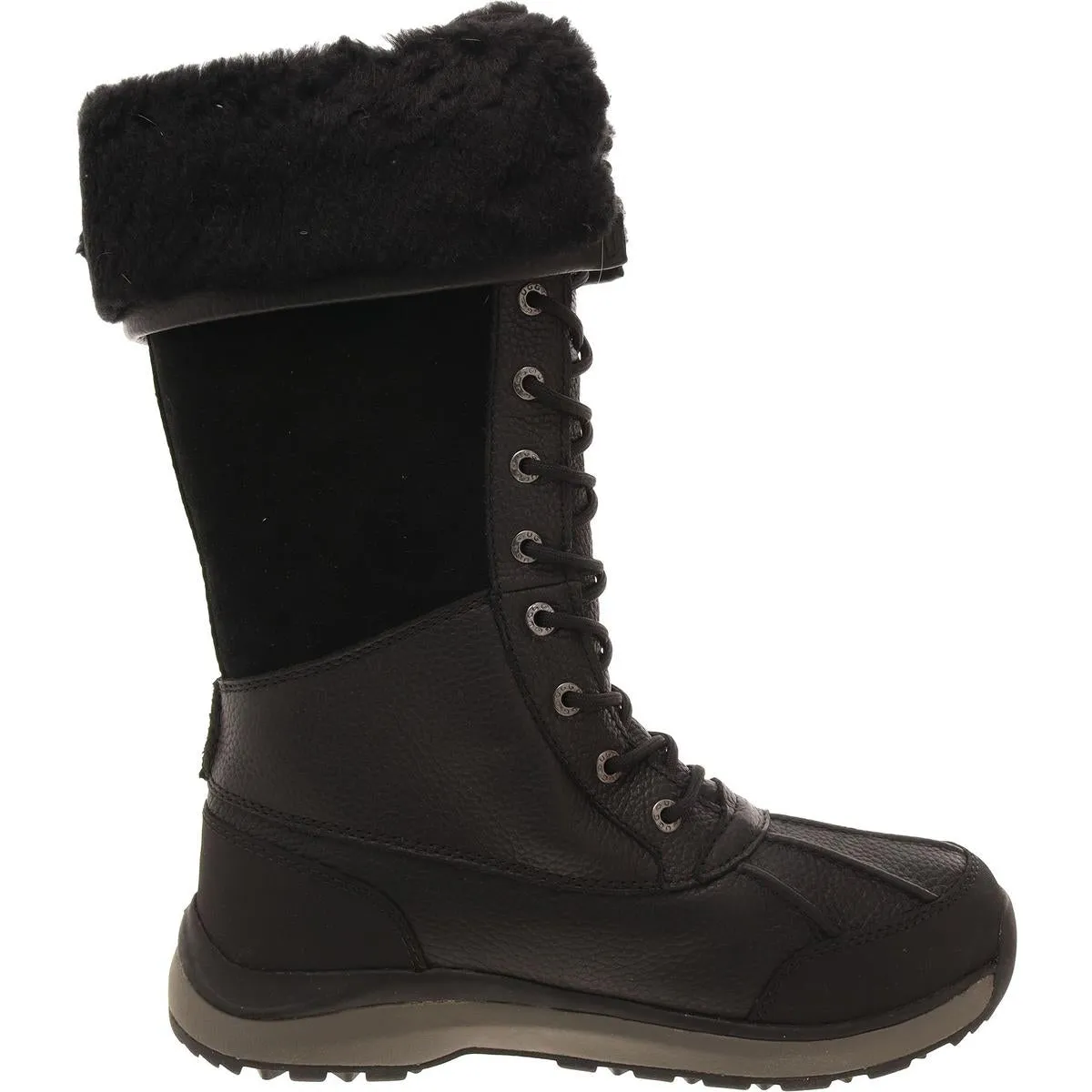 Adirondack Tall III Womens Leather Fur Mid-Calf Boots
