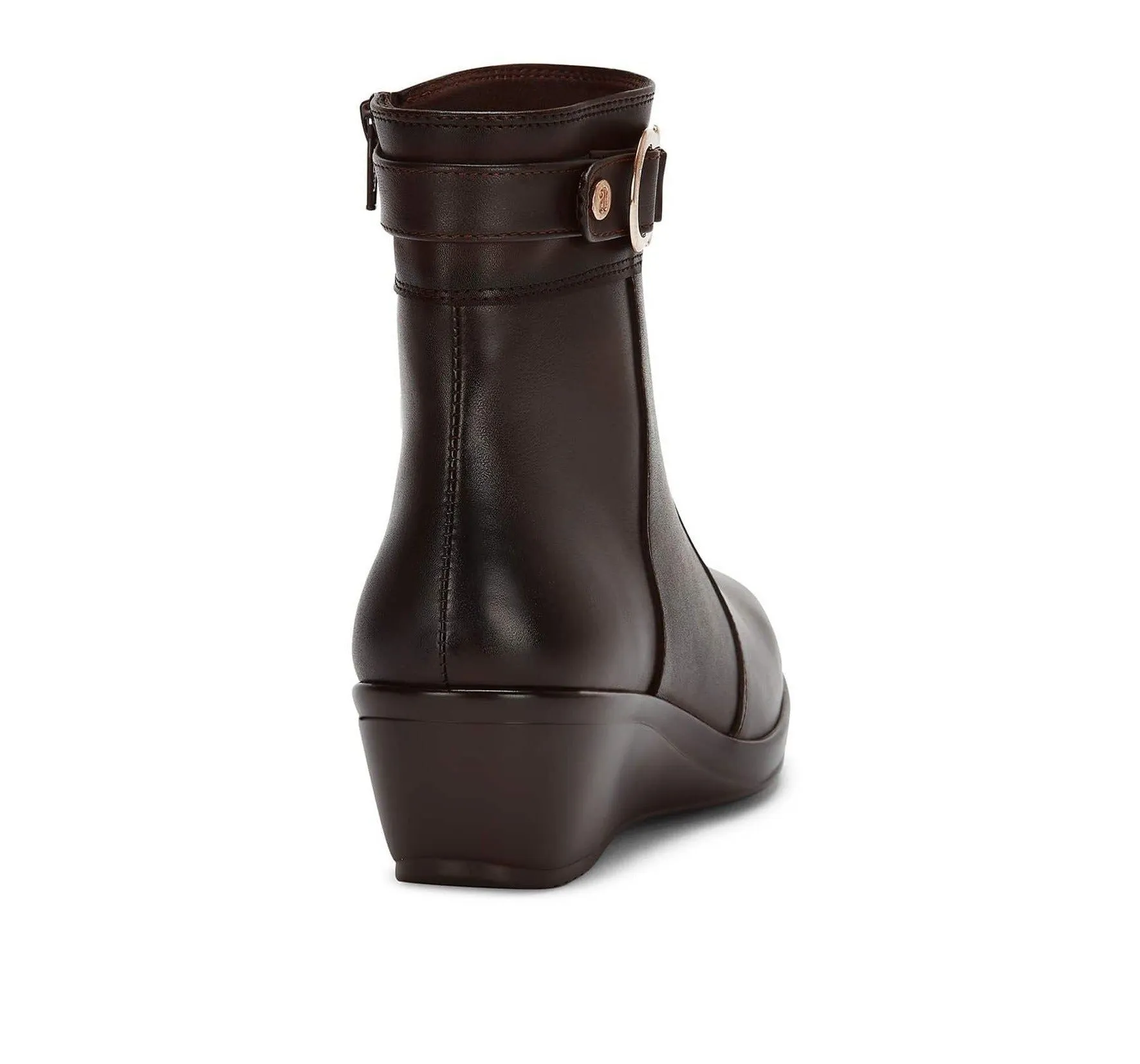 Andrea Leather Booties for Women