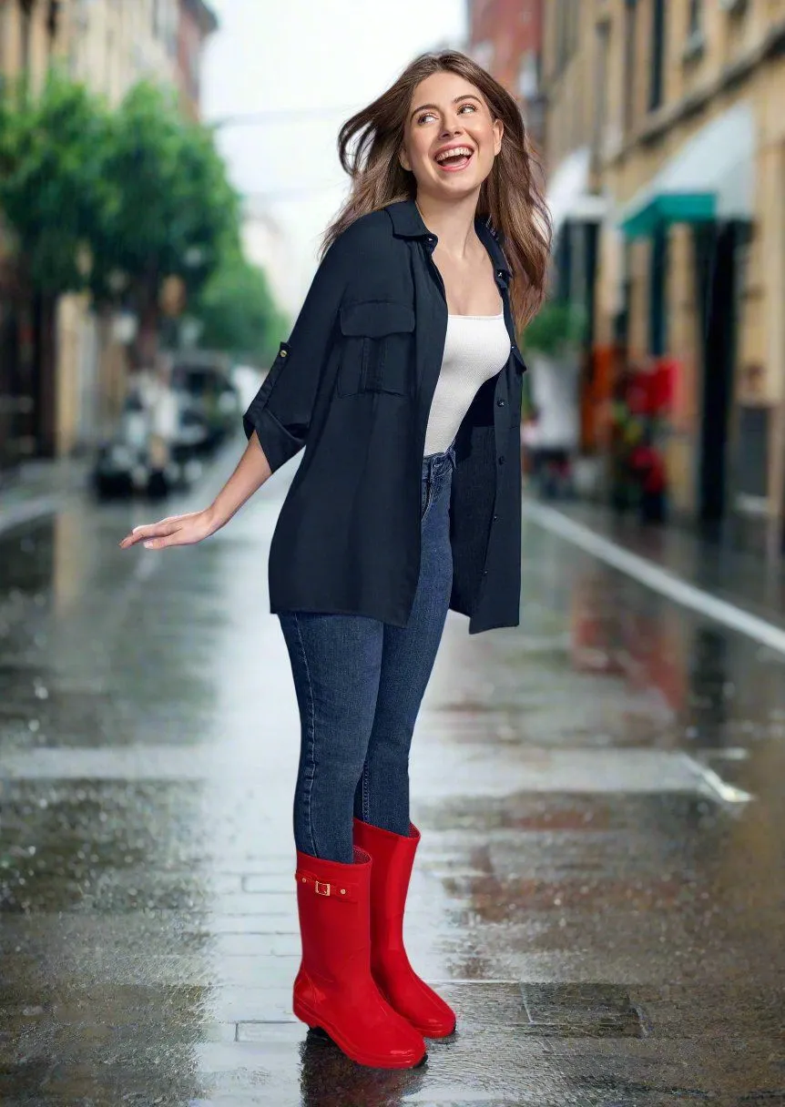 Andrea Tall Rainy Boots Fashion