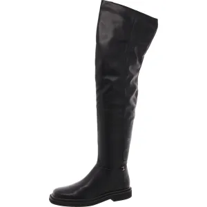 Angeli Womens Zipper Faux Leather Over-The-Knee Boots