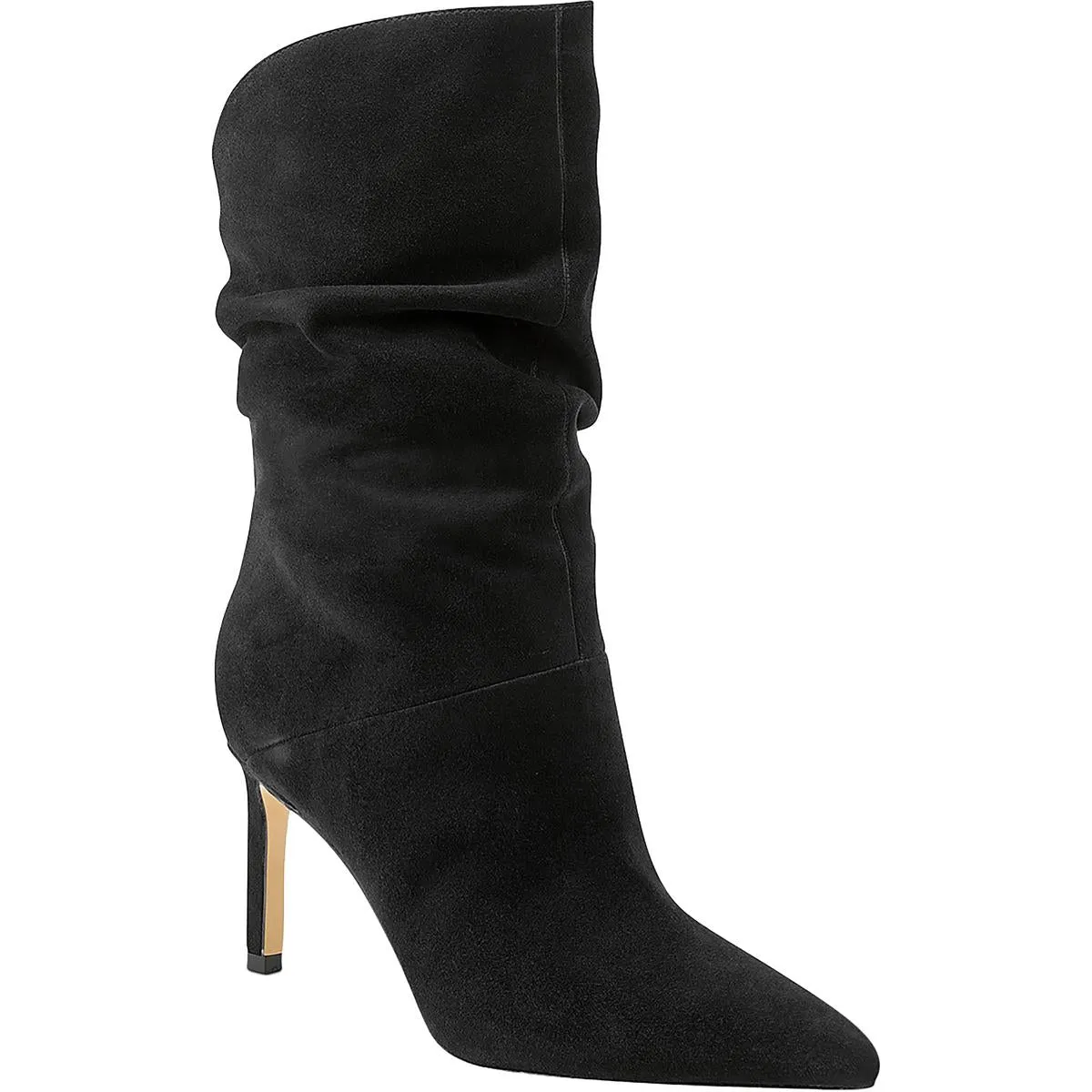 Angi Womens Suede Padded Insole Booties