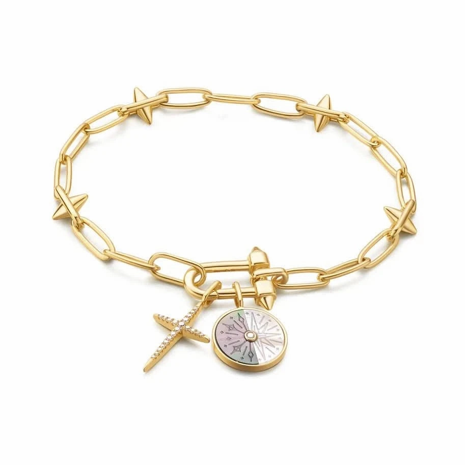 Ania Haie Gold Cross Charm NC048-31G