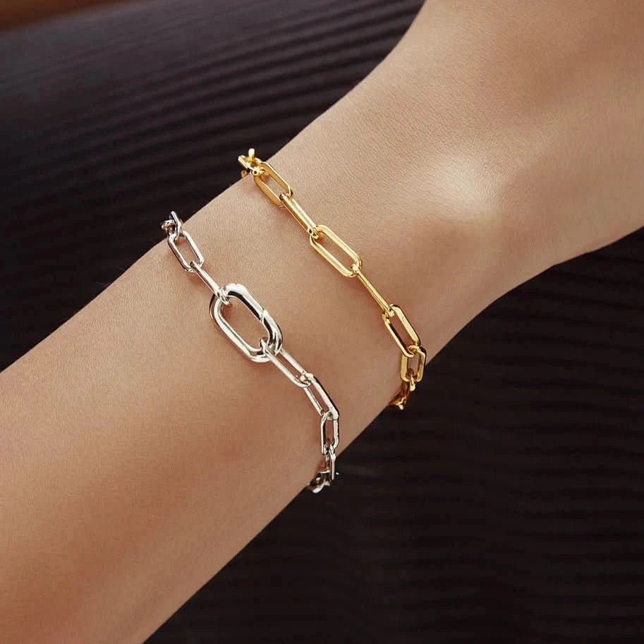 Ania Haie Gold Linked Chunky Bracelet B060-02G