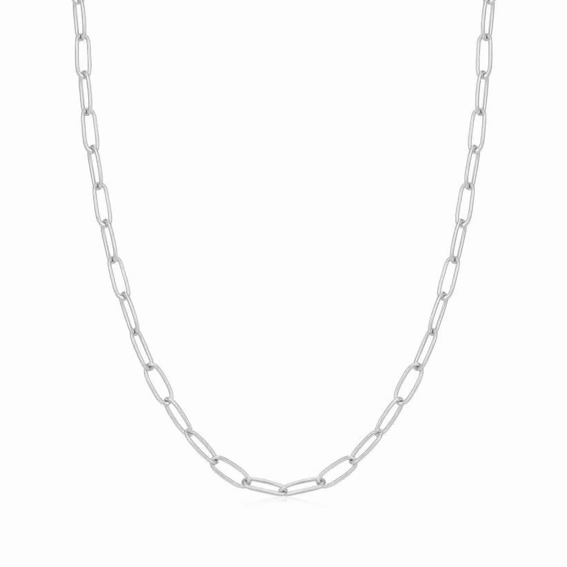 Ania Haie Silver Link Charm Chain Necklace N048-02H