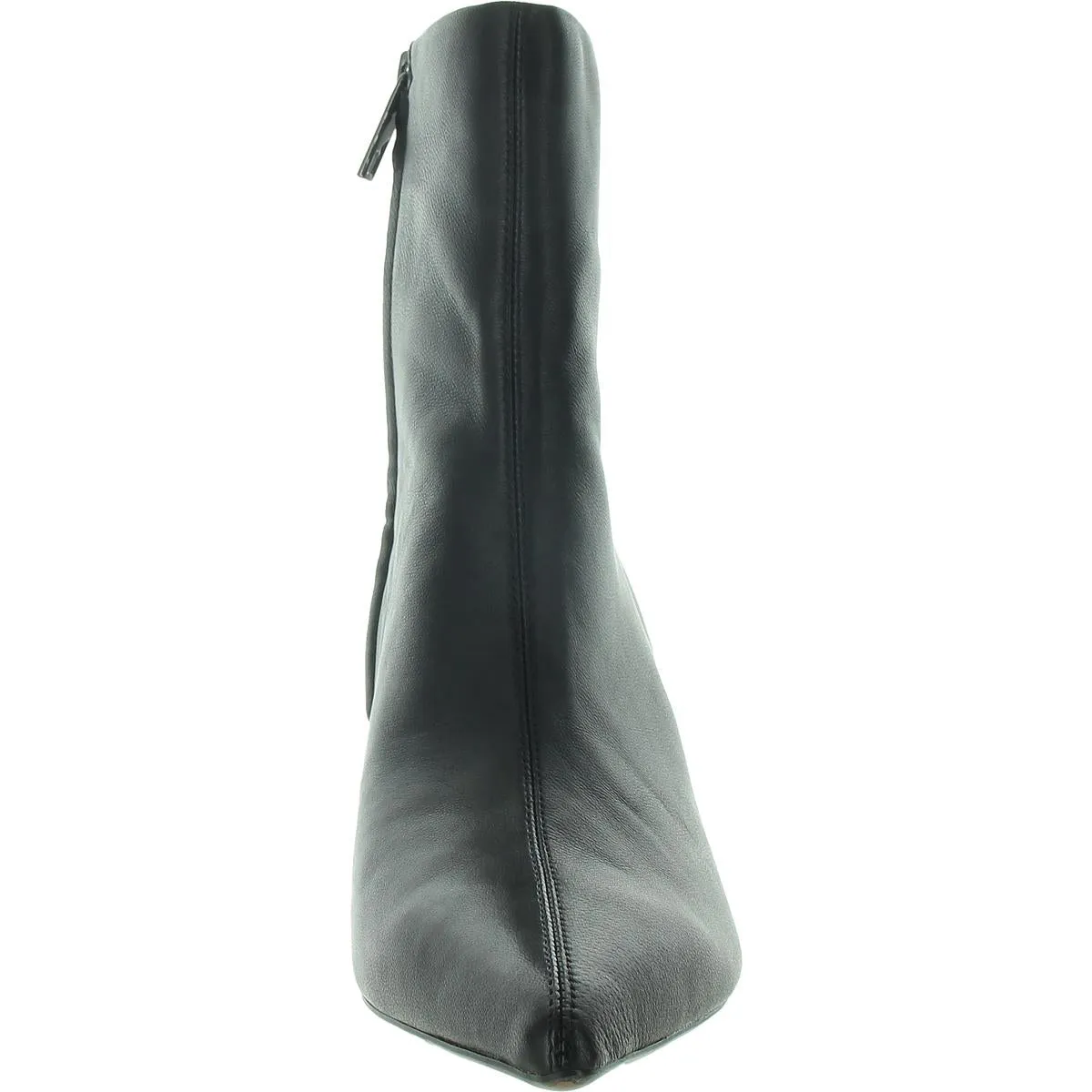Anna Womens Zipper Leather Booties
