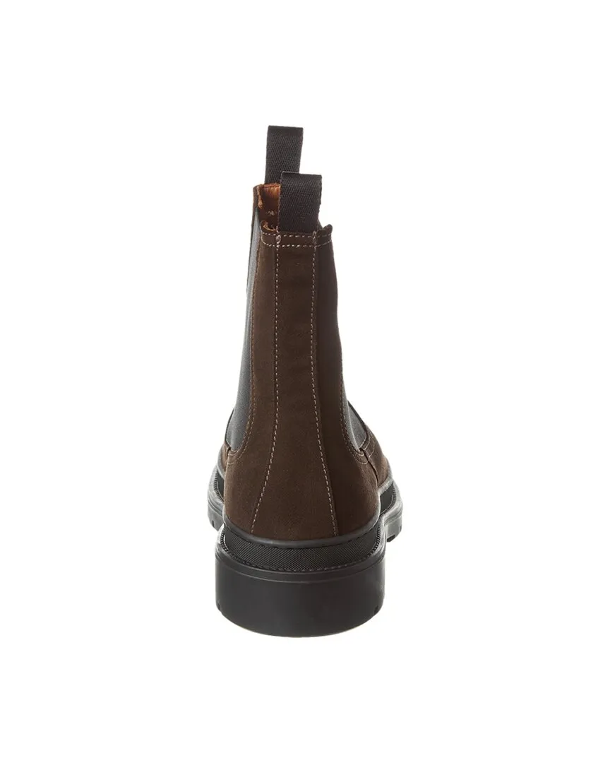 Aquatalia Kent Weatherproof Suede & Shearling Boot