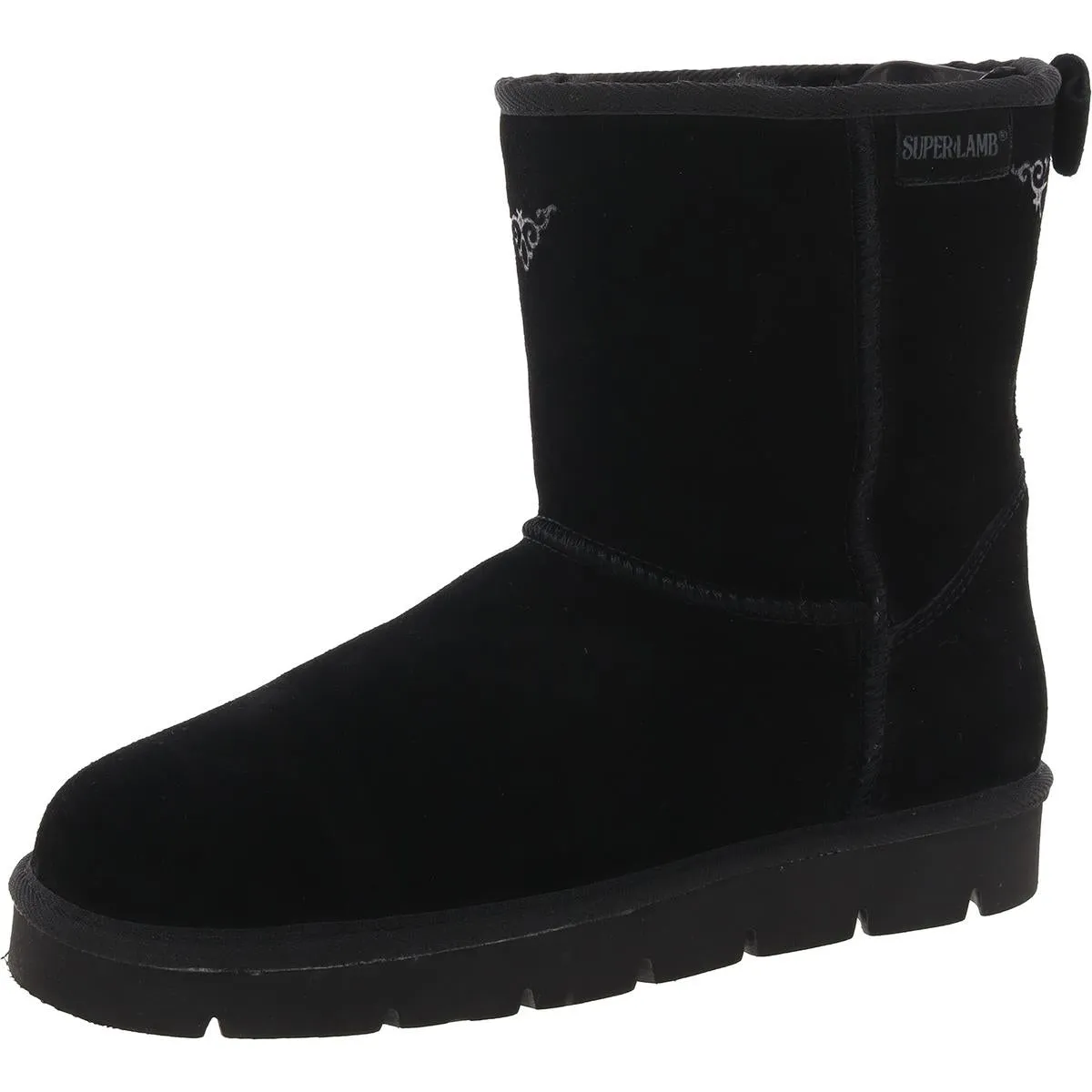 ARGALI 7.5 Womens Leather Pull On Winter & Snow Boots