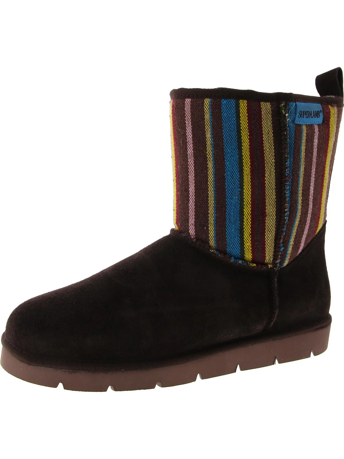 ARGALI 7.5 Womens Leather Pull On Winter & Snow Boots