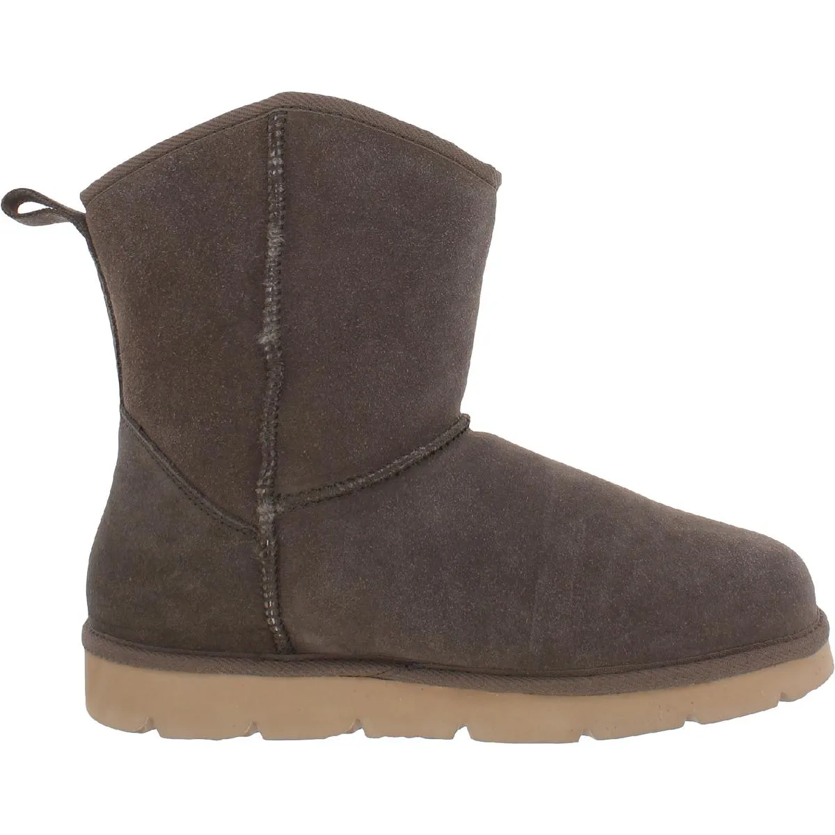 Argali Buckle Womens Suede Cold Weather Shearling Boots