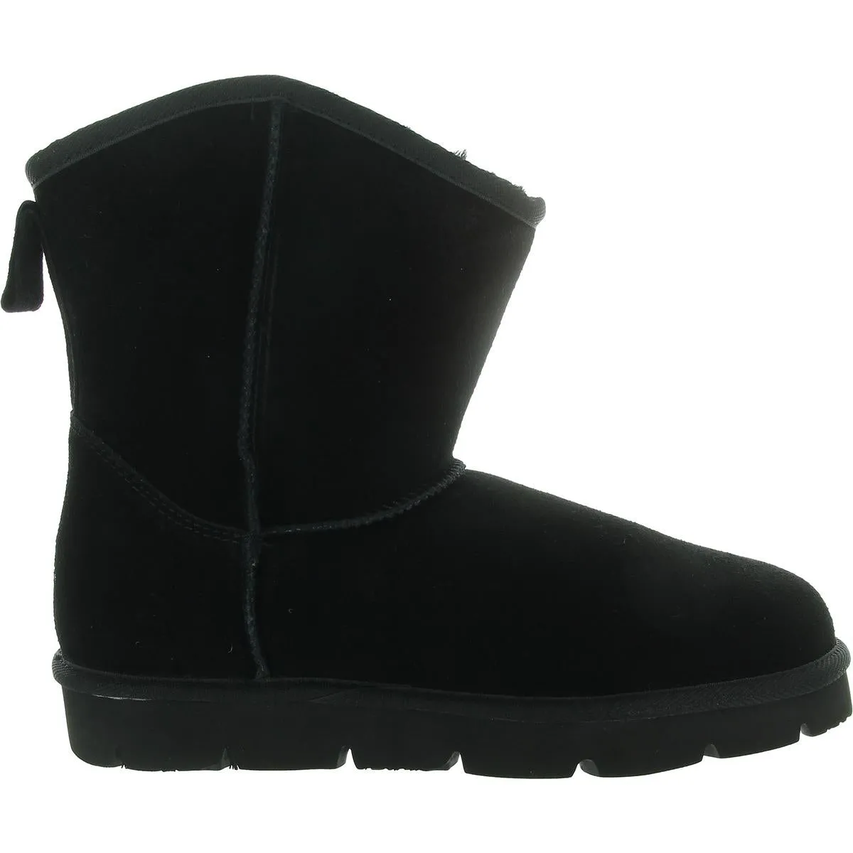 Argali Buckle Womens Suede Cold Weather Shearling Boots