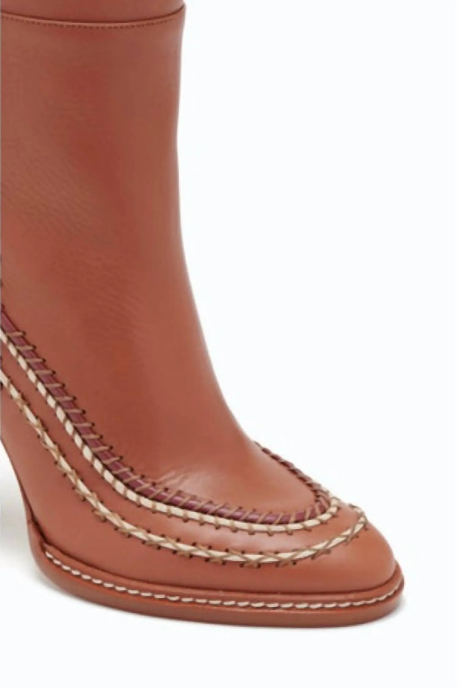 Arlette Knee High Boot In Mahogany Brown