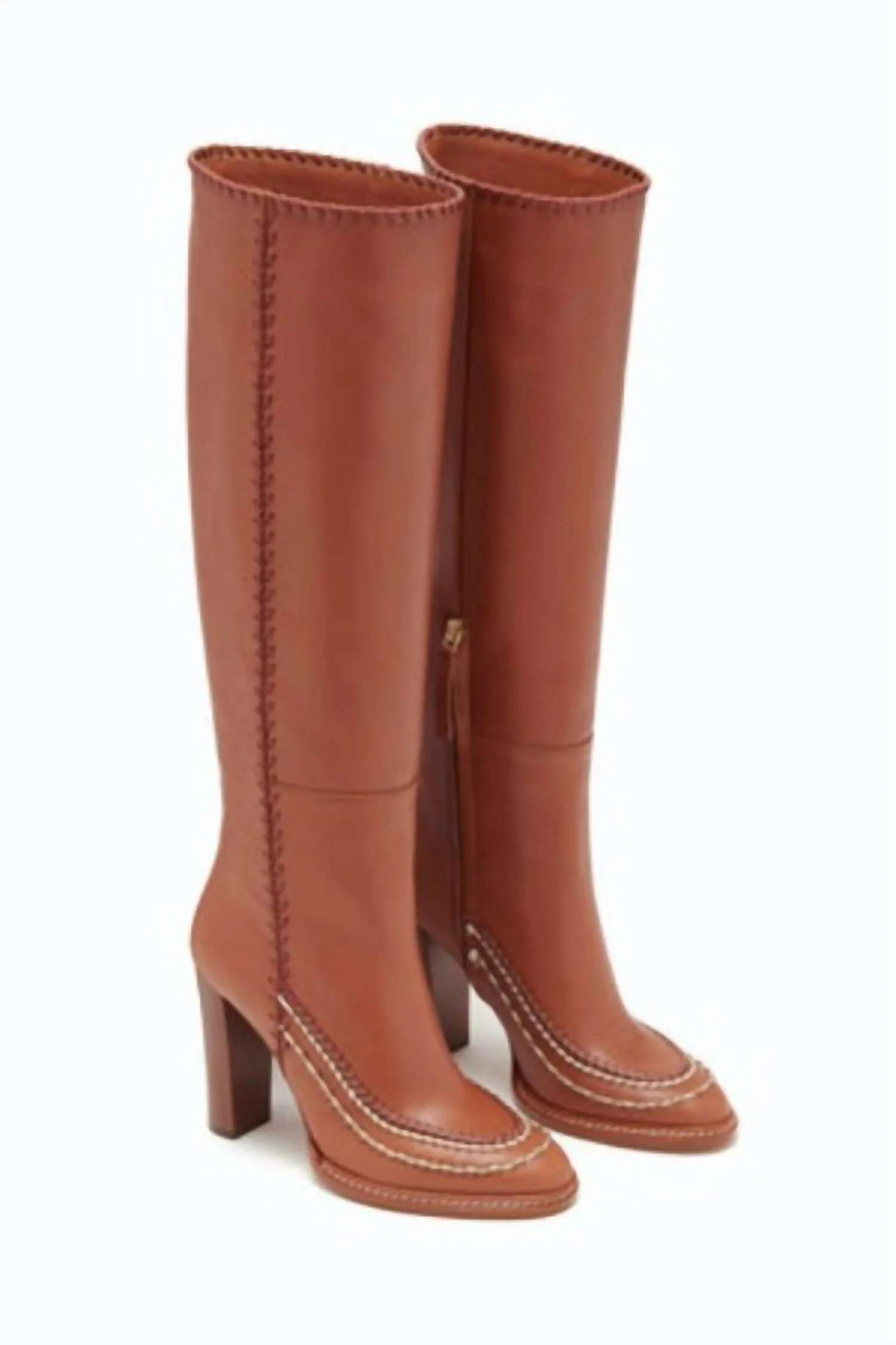 Arlette Knee High Boot In Mahogany Brown
