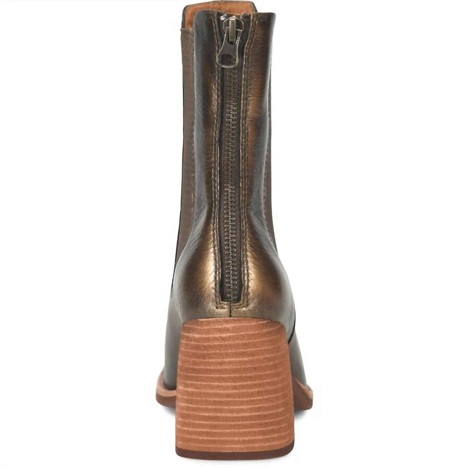 Arline Chelsea Boot In Metallic Bronze