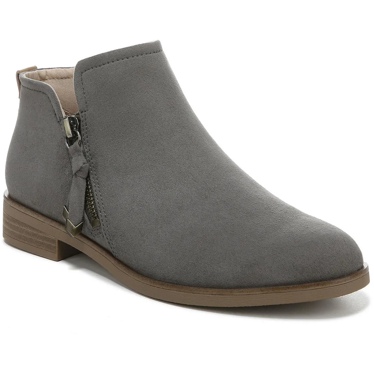 Astir Womens Zipper Ankle Booties