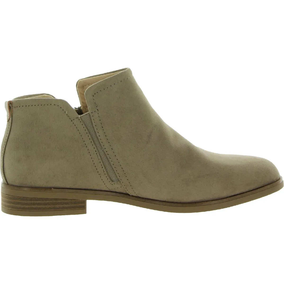 Astir Womens Zipper Ankle Booties