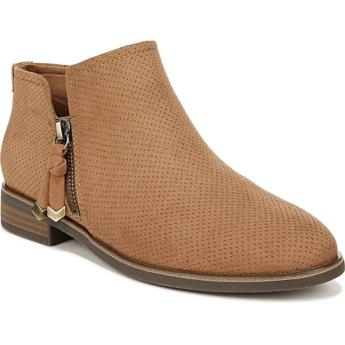 Astir Womens Zipper Ankle Booties