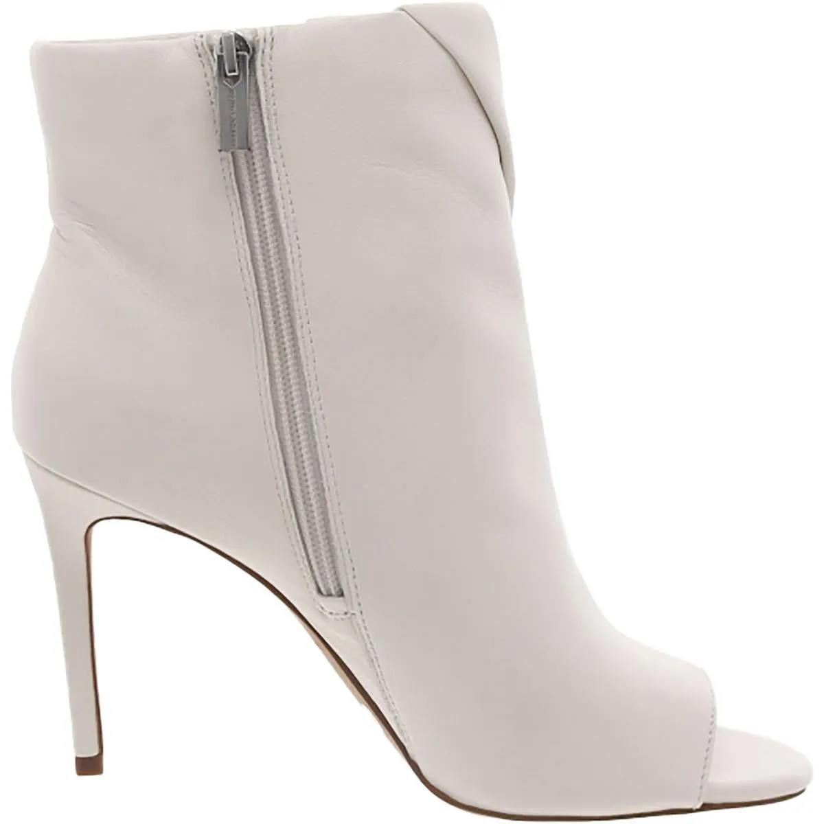 Atonna Womens Ruched Peep Toe Booties