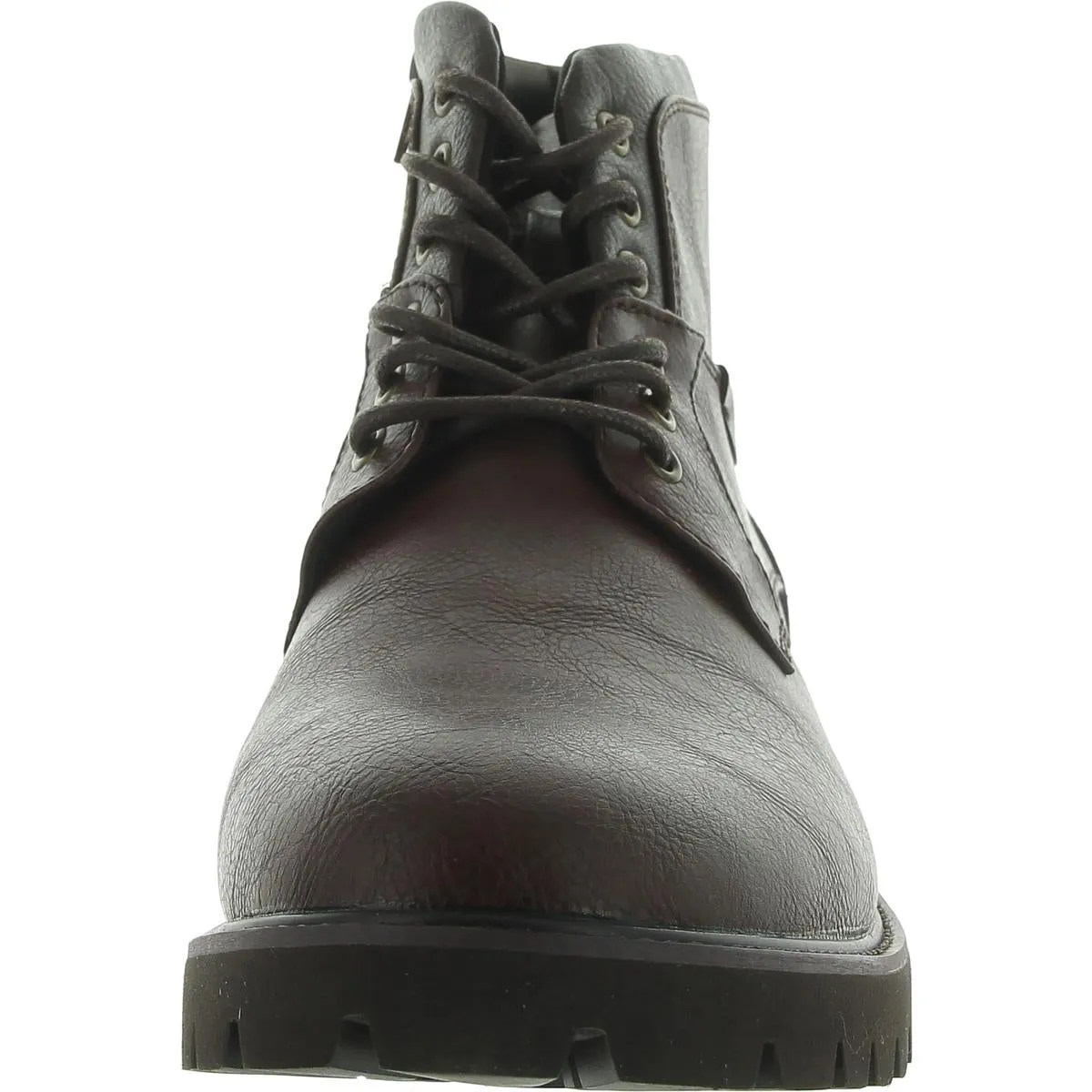 Barkely Mens Faux Leather Ankle Chukka Boots