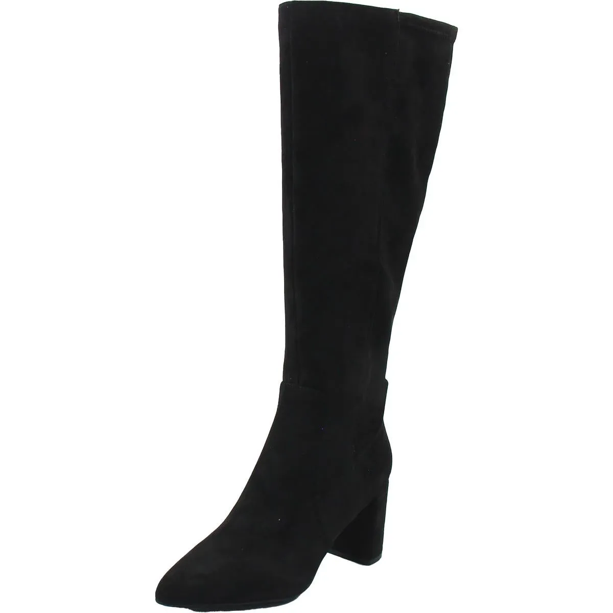 Barnard Womens Zip Up Slip On Knee-High Boots