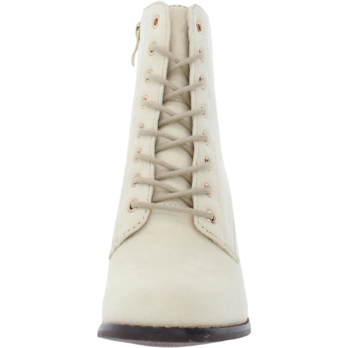 Baylor Womens Faux-Suede Lace-Up Ankle Boots