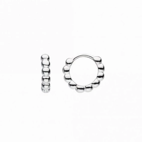 Bead 13mm Sleeper Hoop Earrings 67712HP