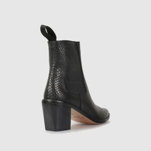 Beau Coops Duplex Nero Snakeskin - LAST PAIR size 37