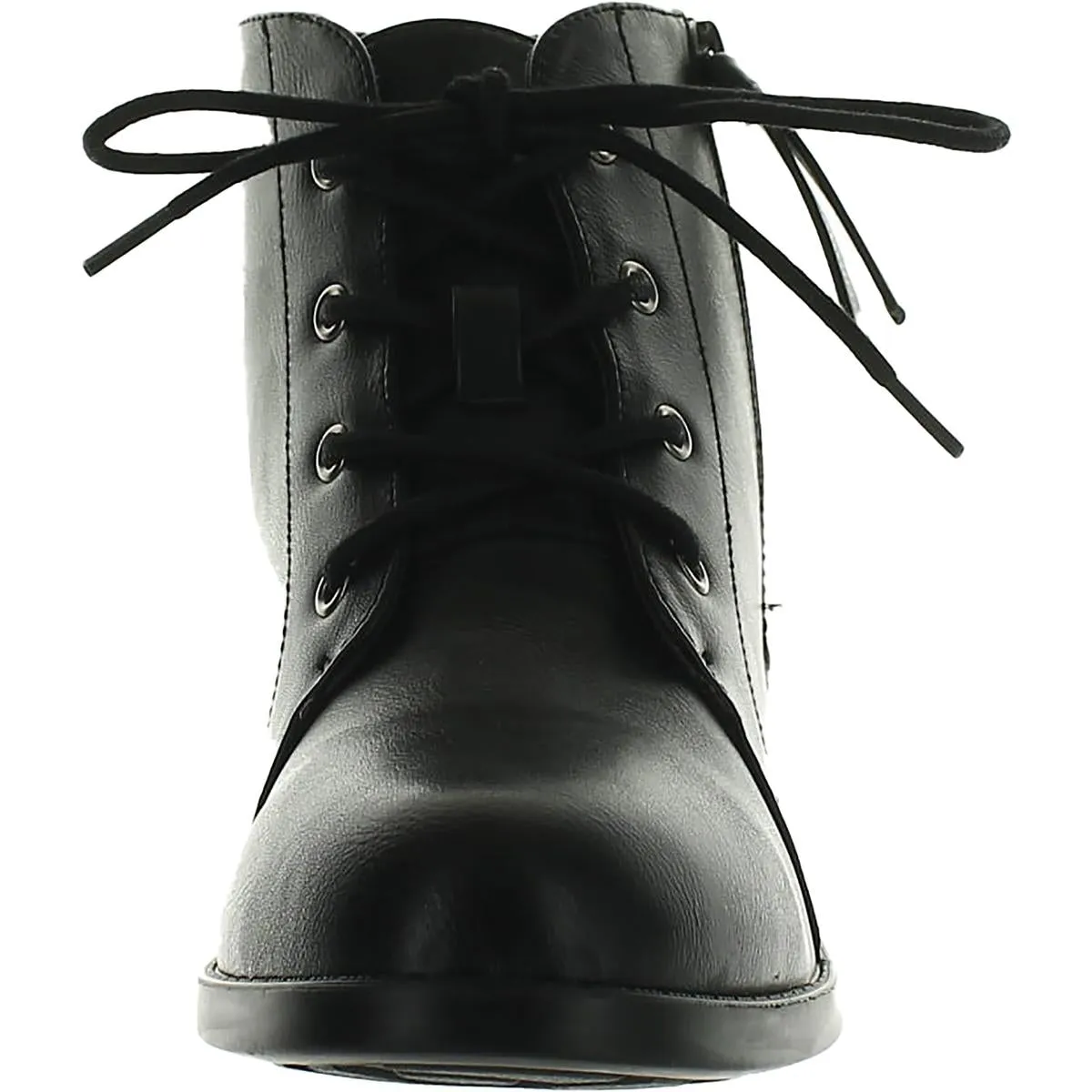 Becker Womens Faux Leather Ankle Booties