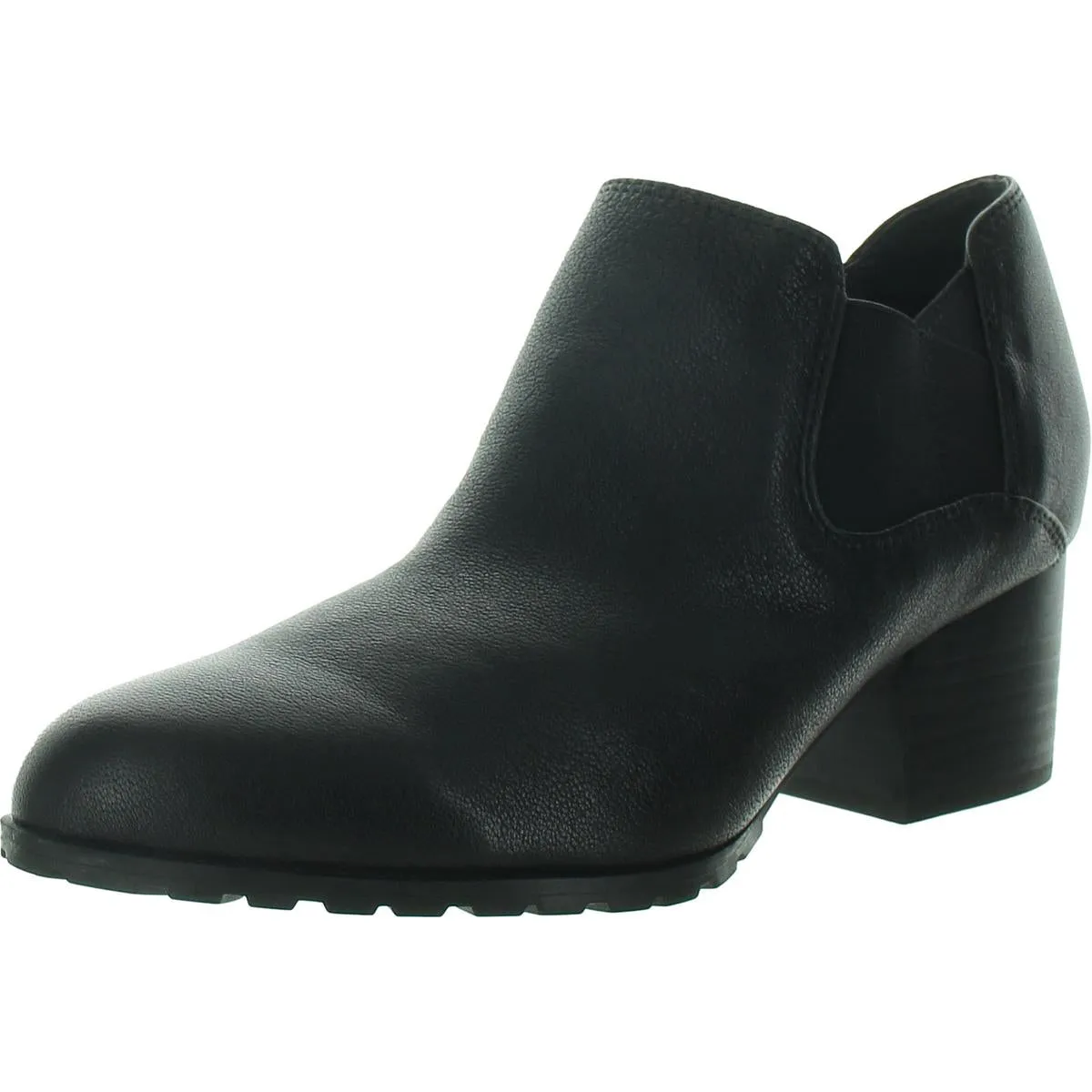 Belmont Womens Solid Leather Ankle Boots