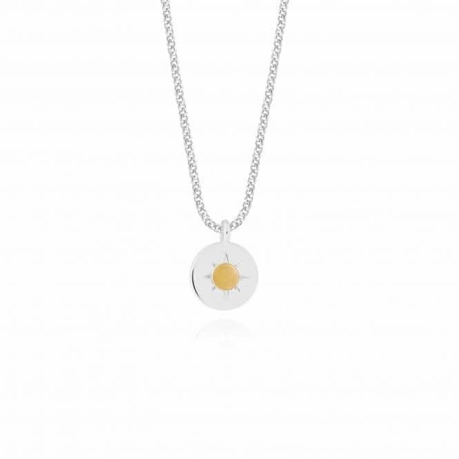 Birthstone a little November Yellow Quartz Necklace 4664