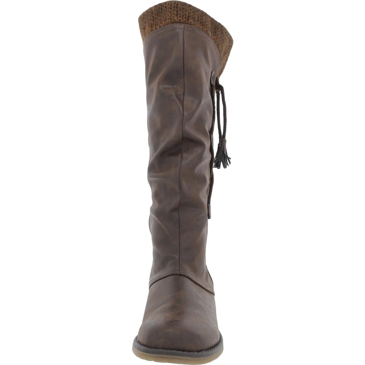 Blanca Beverly Womens Block Heel Mid-Calf Boots