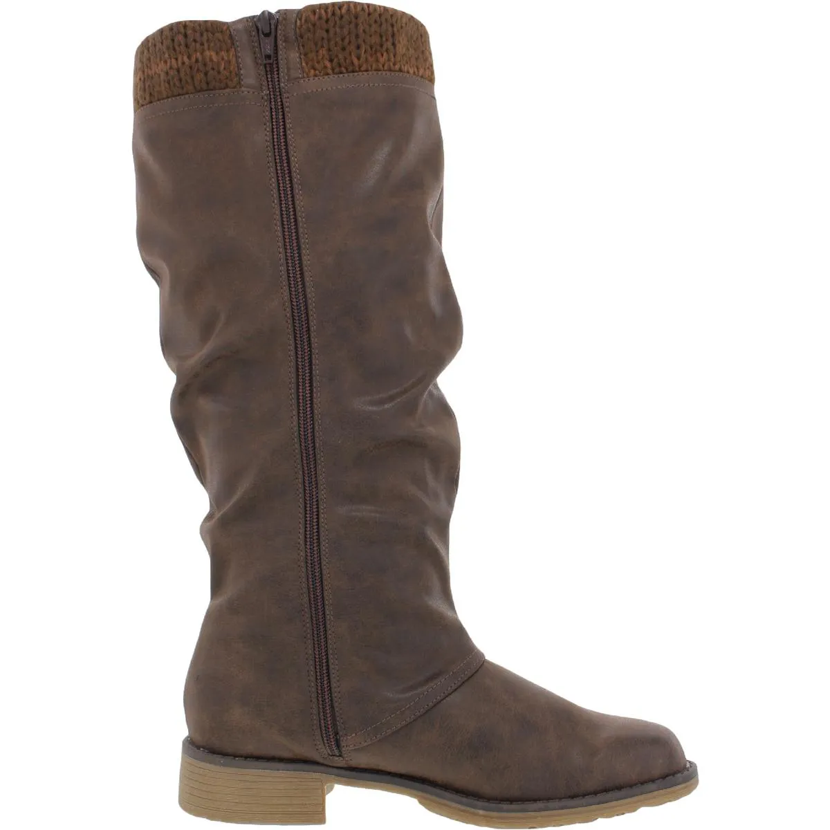 Blanca Beverly Womens Block Heel Mid-Calf Boots