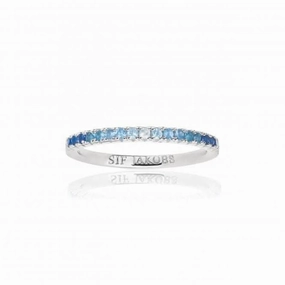 Blue and White Zirconia Ellera Ring SJ-R2869-GBL