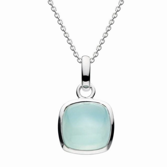 Blue Chalcedony Cushion Pendant 97824BLC