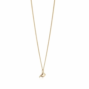 Boh Runga - Baby Robin Pendant Gold Plate