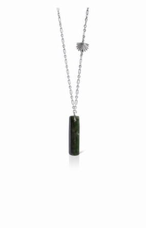 Boh Runga - Pounamu Pwakawaka Drop Pendant STG