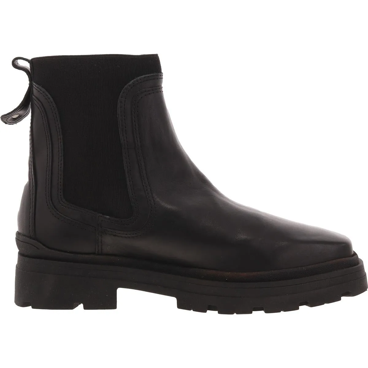 Bota Salto Baixo Womens Relaxed Man Made Mid-Calf Boots