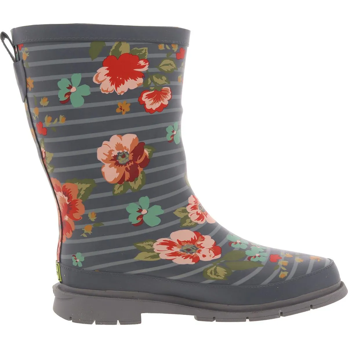 Bouquet mid Womens Buckle Man Made Rain Boots