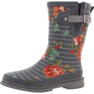 Bouquet mid Womens Buckle Man Made Rain Boots